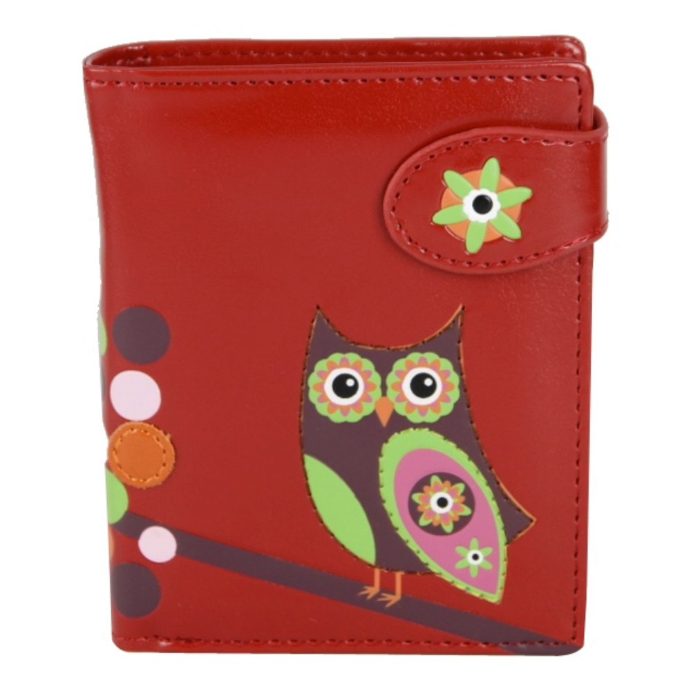 Shagwear-Small-Purses-owl Red