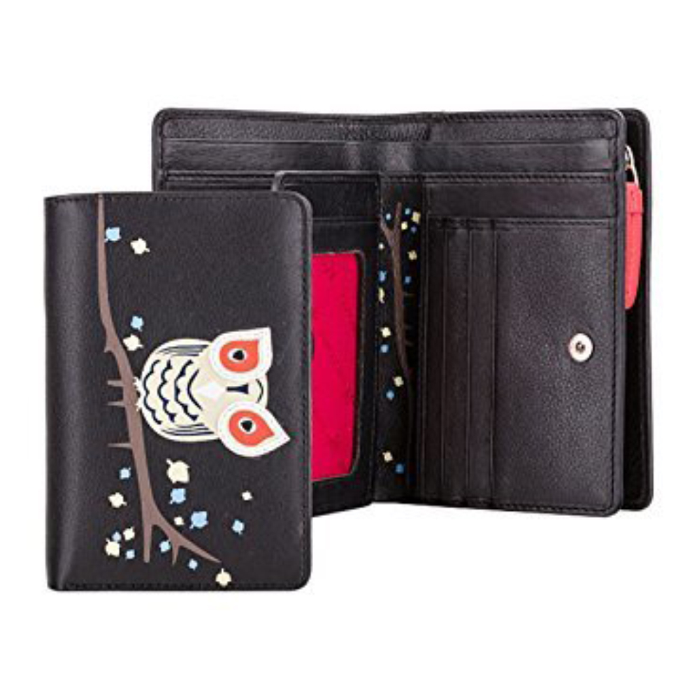 Visconti-Wallets-Women-Daisy-Polka-Owl-OL71