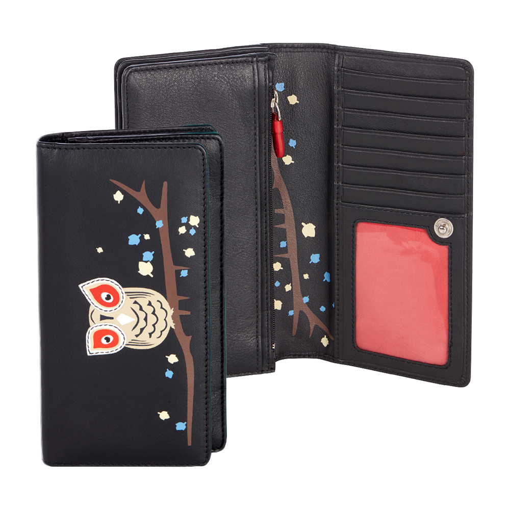 Visconti-Wallets-Women-Daisy-Polka-Owl-OL73F